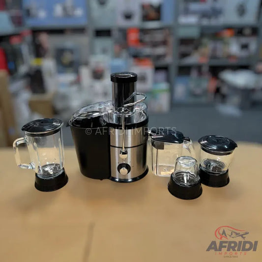 Kolax 4-in-1 Food Processor – Juicer, Blender, Chopper & Grinder | 2.7L Pulp Container | 1.0L Juice Jug | German Lot