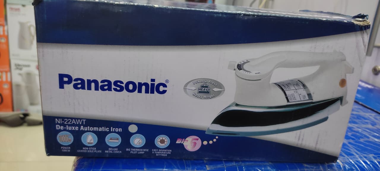 Panasonic Deluxe Automatic Dry Iron – 1000W Heavy Press