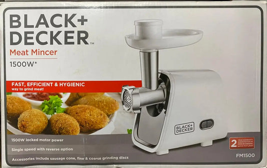 BLACK+DECKER 1500W Meat Mincer – Model FM1500