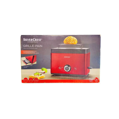 SilverCrest 850W 2-Slice Toaster, Defrost & Reheat Functions