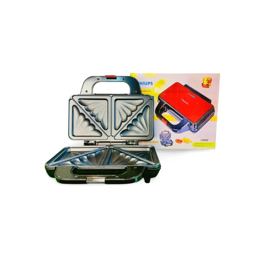 Philips Sandwich Maker - Non-Stick Plates, Quick Heating