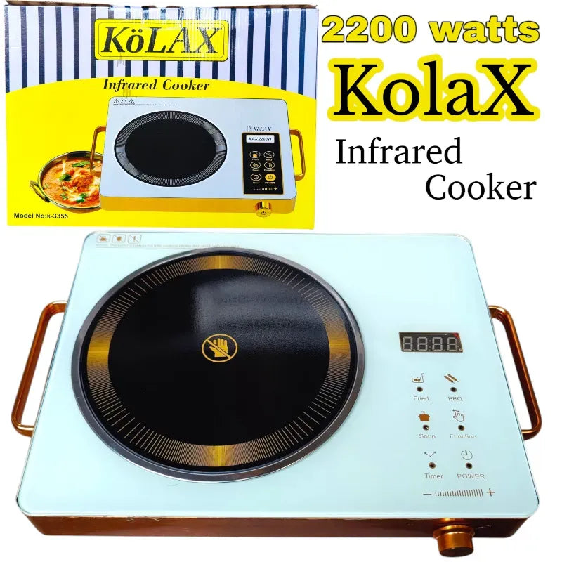 KÖLAX Infrared Cooker – 2200W High-Power Electric Hot Plate