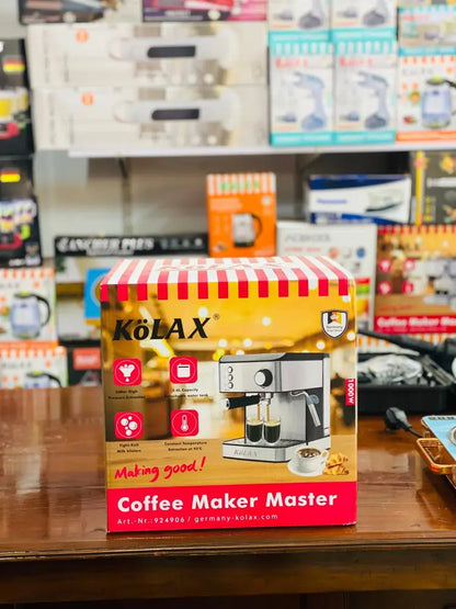 Kolax Coffee Maker Master – 1000W Espresso Machine With Milk Frother
