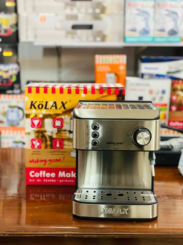 Kolax Coffee Maker Master – 1000W Espresso Machine With Milk Frother