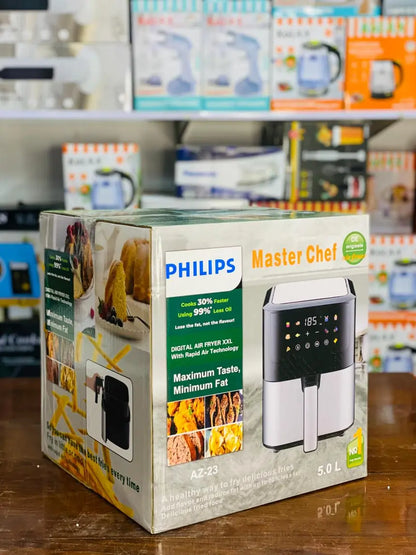 Philips Master Chef 5.0L Digital Air Fryer AZ-23 – Rapid Air Technology, Low Oil Cooking, XXL Capacity