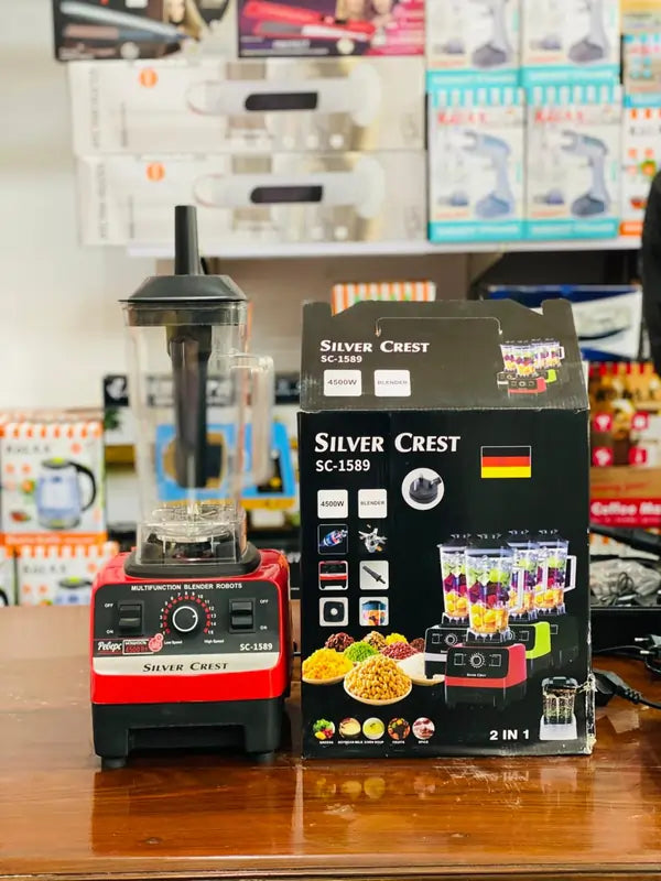 Silver Crest SC‑1589 2‑in‑1 Blender & Grinder — 4500W