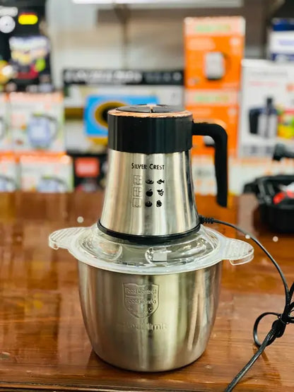 Silver Crest Electric Meat Grinder SC-402 – 3L Stainless Steel, 800W Powerful Motor