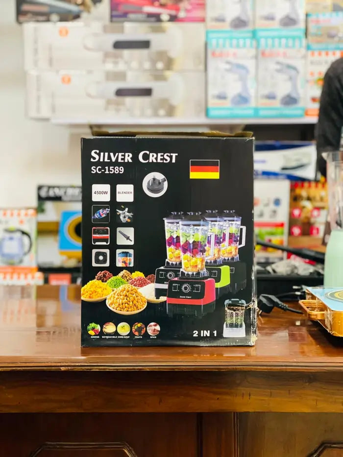 Silver Crest SC‑1589 2‑in‑1 Blender & Grinder — 4500W