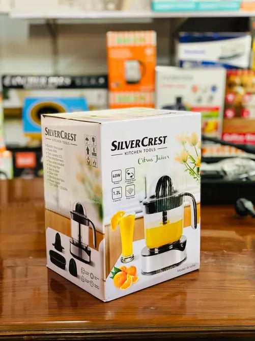 SilverCrest Citrus Juicer 40W – 1.2L Capacity | Powerful & Easy Juice Extraction